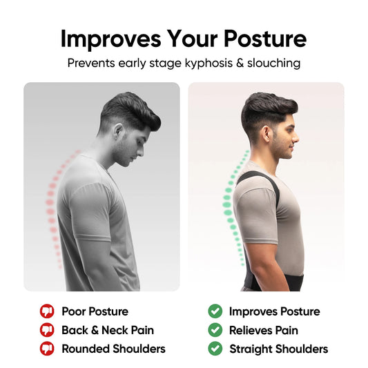 Unisex Adjustable Posture Corrector-Relieve Back Pain-Improve Posture